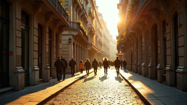 Renowned thoroughfare and cultural landmark in the 11th arrondissement of Paris